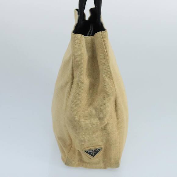PRADA Tote Bag Canvas Beige - Picture 4 of 9